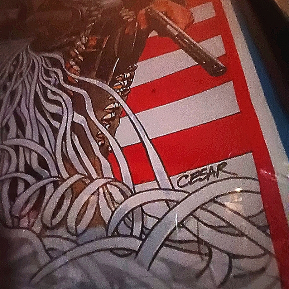 AUTH ORIG VTG 80s OLIVER NORTH POSTER - Picture 5 of 6